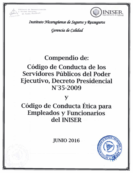 Codigo de Conducta INISER